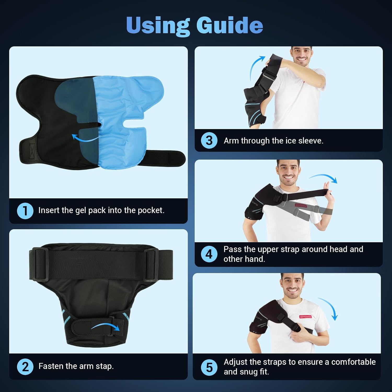 Detalle 2 de Comfytemp Shoulder Ice Pack Wrap