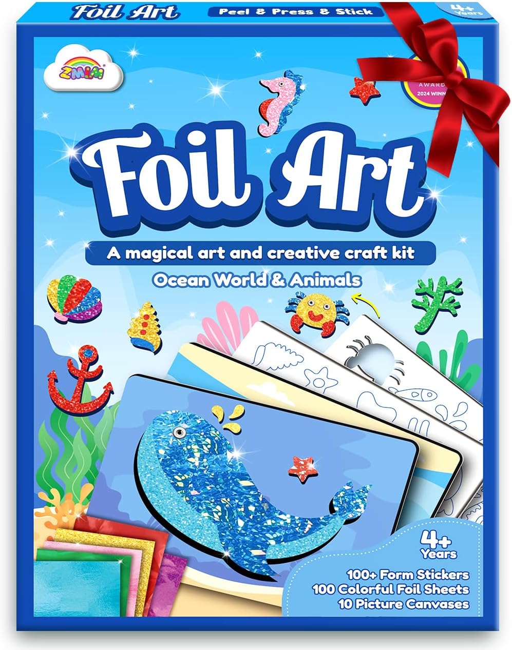 Detalle de ZMLM Foil Art Craft Kit for 4 Year Olds