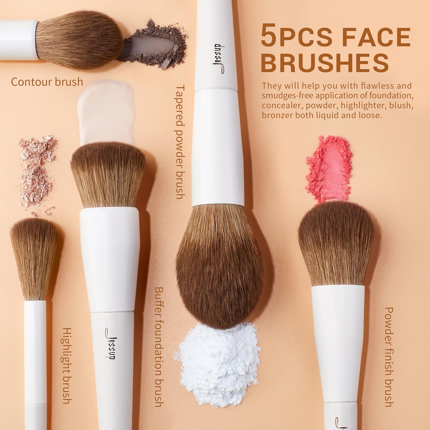 Detalle 2 de Jessup 14Pc Makeup Brush Set ⚙