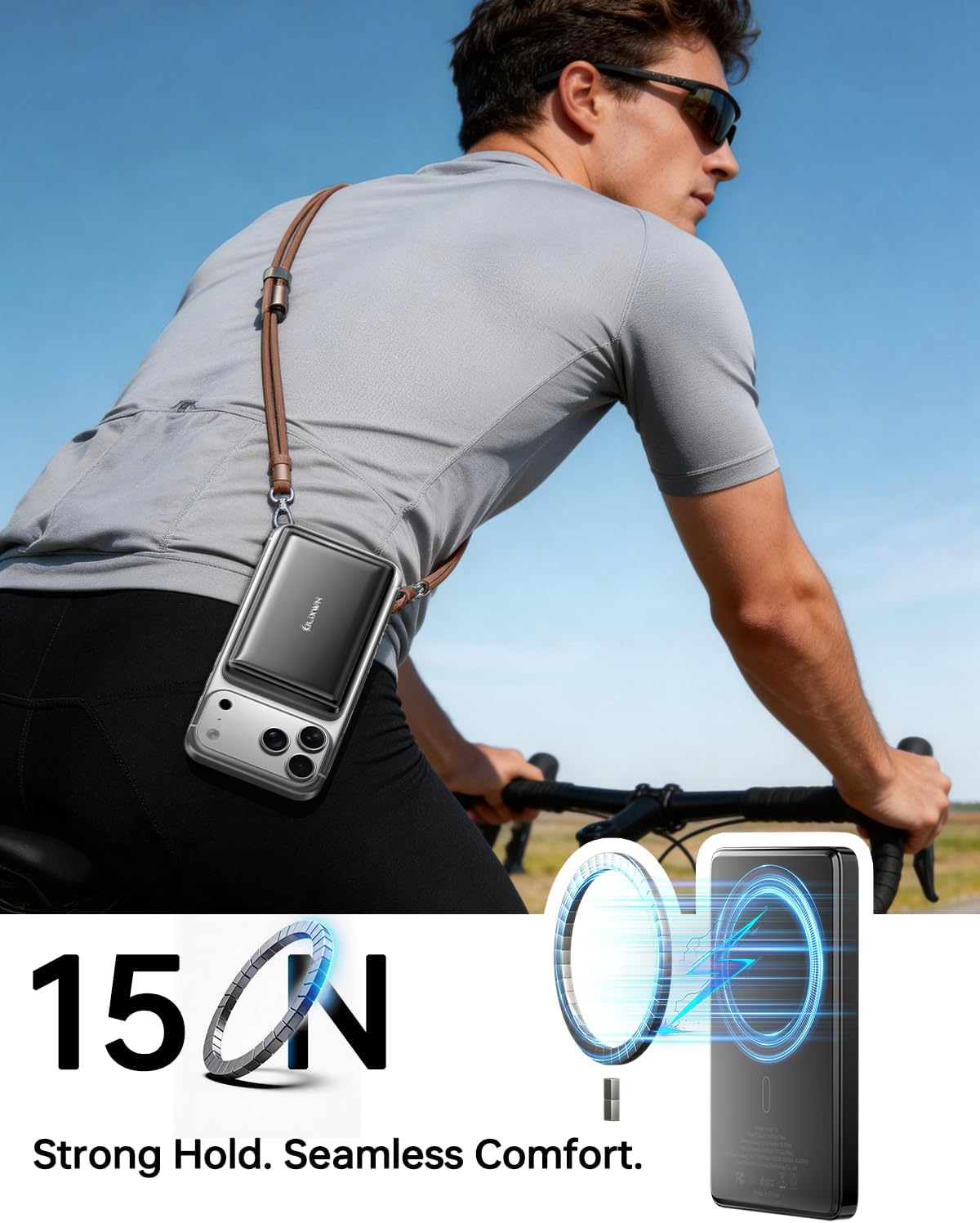 Thumbnail 4 de ULiXWH MagS-1S Magnetic Wireless Power Bank, 5000mAh, 0.39-Inch Slim