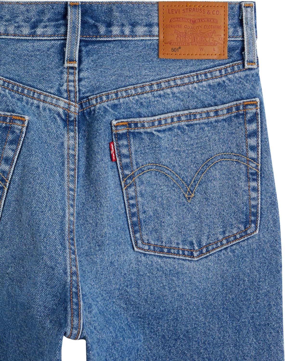 Detalle 2 de Levi’s 501® Crop-jeans för dam