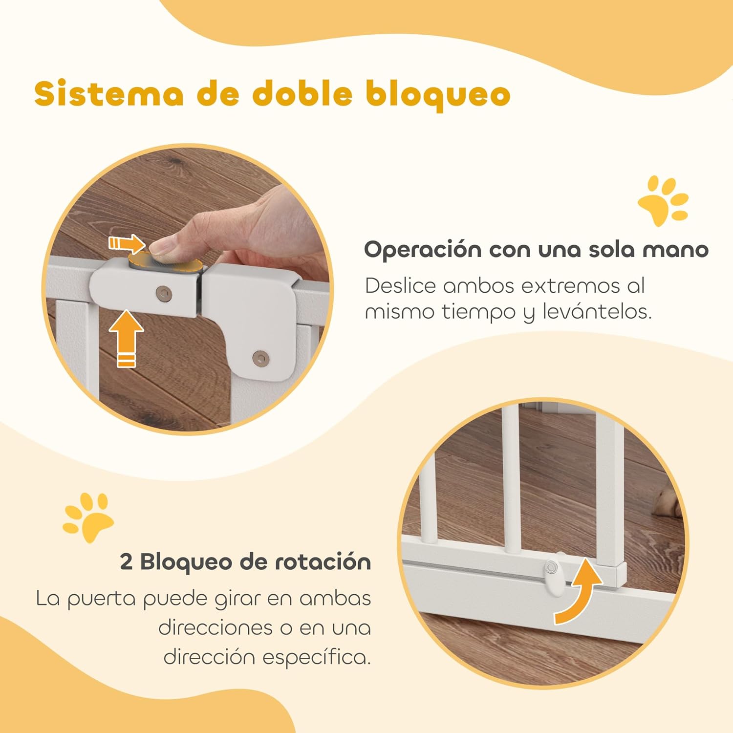 Thumbnail 4 de PawHut Barrera Extensible 75-115 cm para Perros