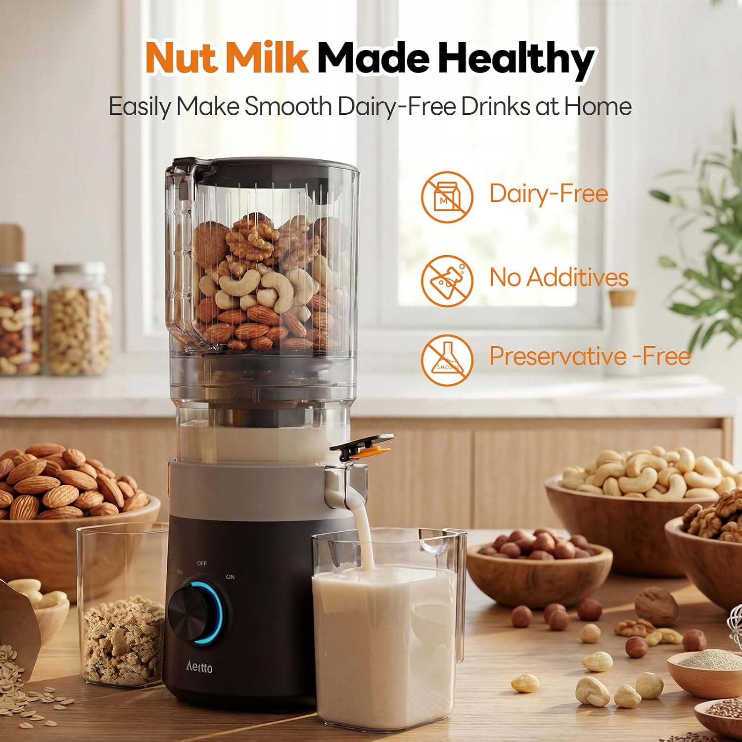 Detalle 2 de Aeitto Cold Press Juicer 100oz