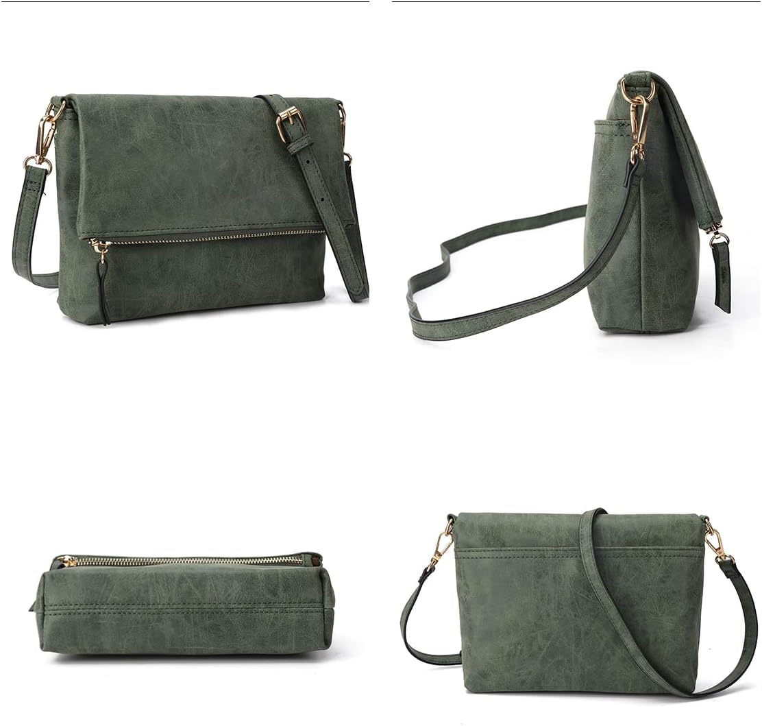 Thumbnail 2 de Gladdon Umhängetasche Damen – kompakte Crossbody mit Reißverschluss, PU-Leder