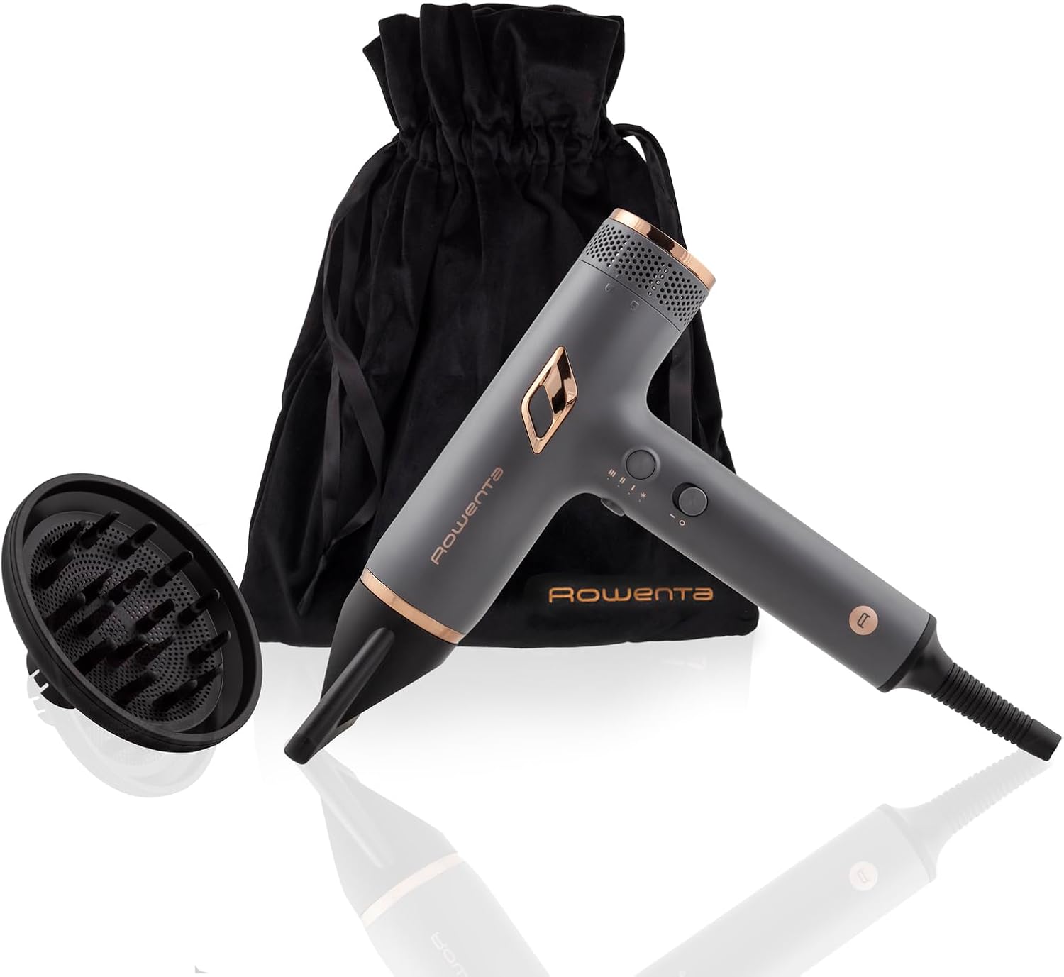 Imagen de Rowenta Maestria Nano Haartrockner HY8120F0 mit Nano Digital Motor, 3 Einstellungen und bis zu 265 km/h Luftgeschwindigkeit en OfertitasTOP