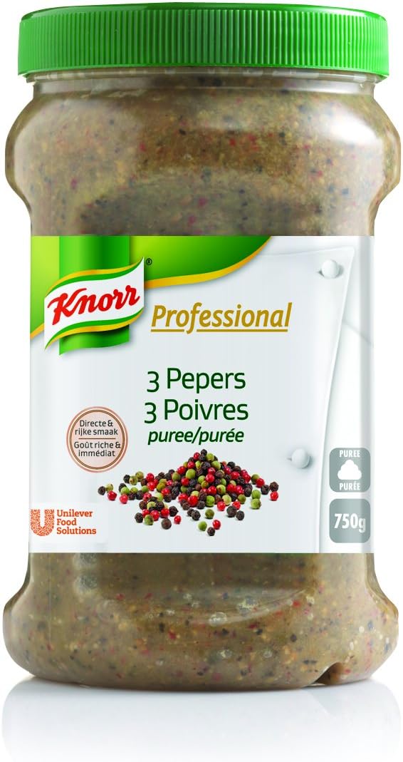 Detalle 1 de Knorr Professional Purée D'ail 750 g – Purée d’ail prête à l’emploi pour vos préparations