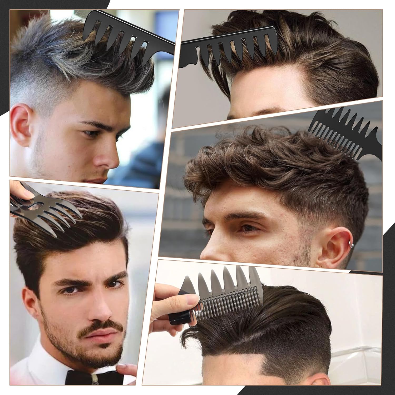 Thumbnail 5 de DUAIU Set spazzole e pettini uomo 💇