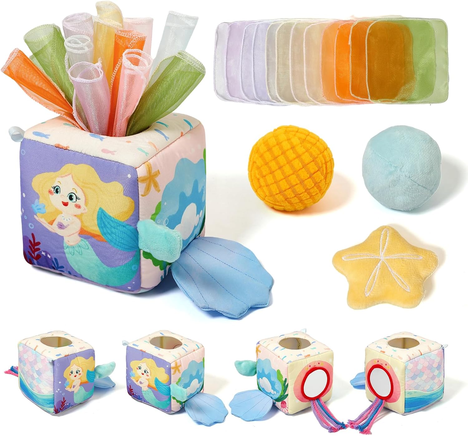 Detalle de WOODEN TEETHER Giocattolo sensoriale 0-12 mesi