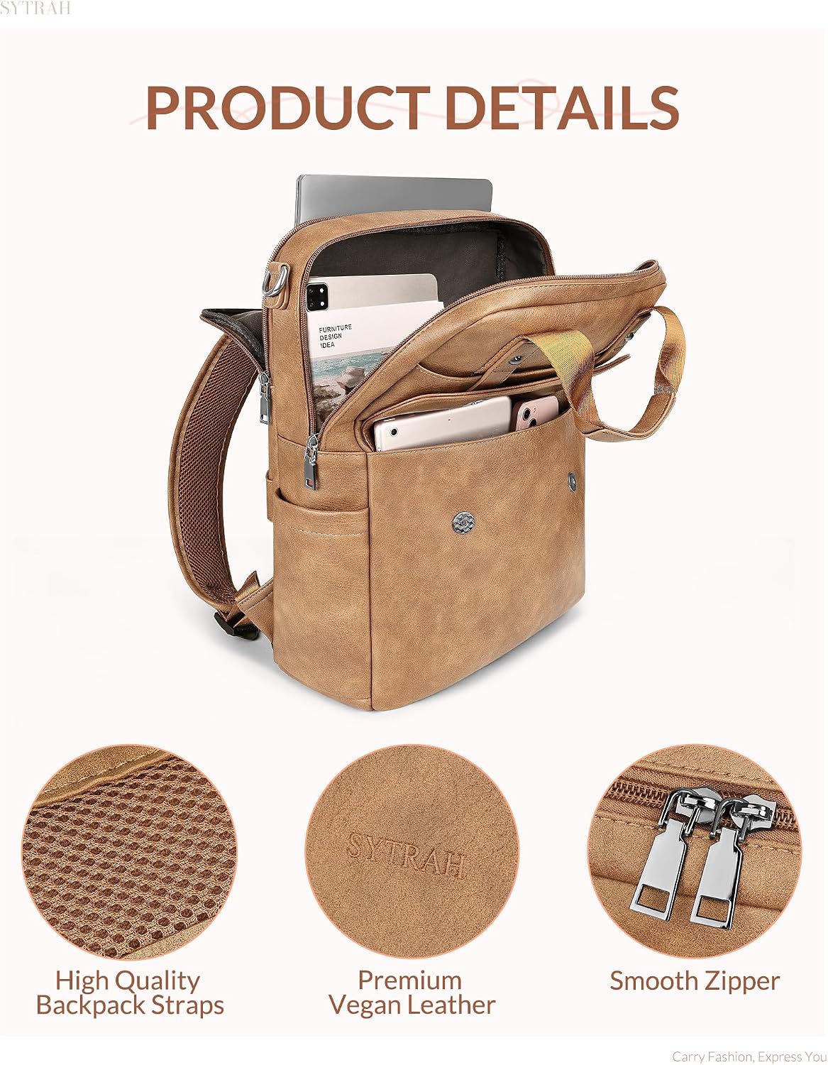 Thumbnail 6 de SYTRAH Laptop Backpack 15.6-Inch