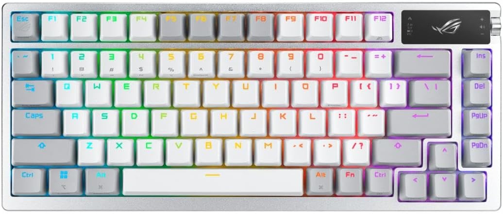 Detalle de ASUS ROG Azoth 75% TKL mechanical keyboard ⌨