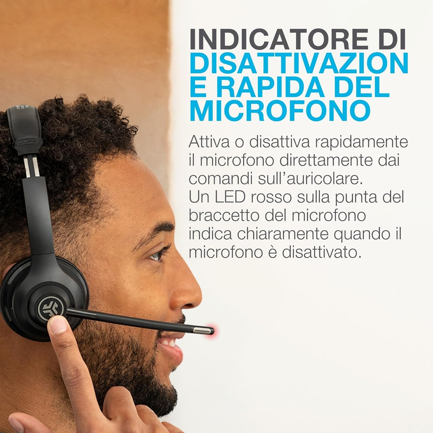 Thumbnail 4 de JLab Go Work cuffie wireless 2ª generazione, 55+ ore