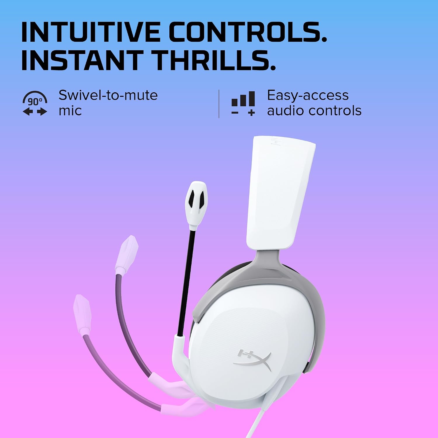 Detalle de HyperX gaming headset Cloud Stinger 2 Core
