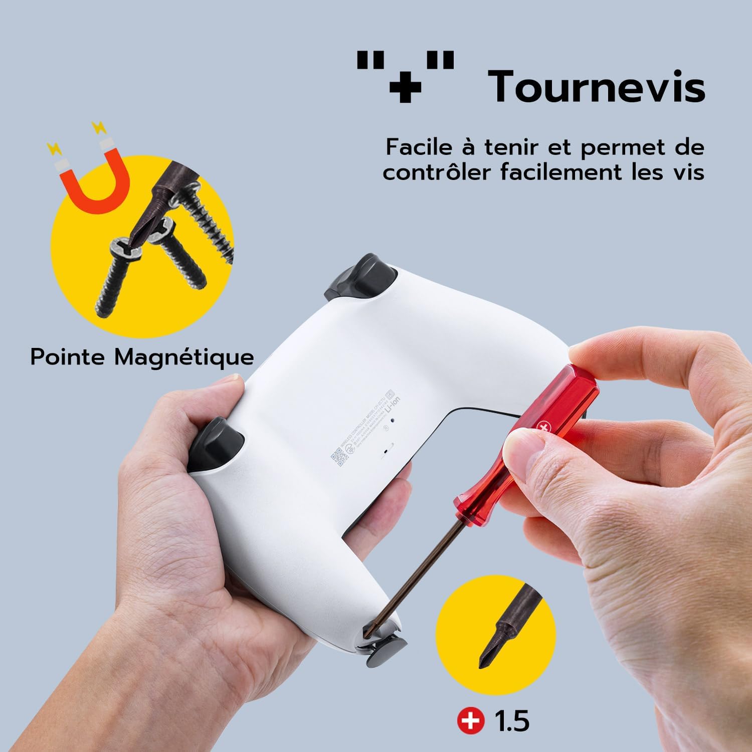 Detalle 2 de Mcbazel TMR joysticks 2 pour PS5
