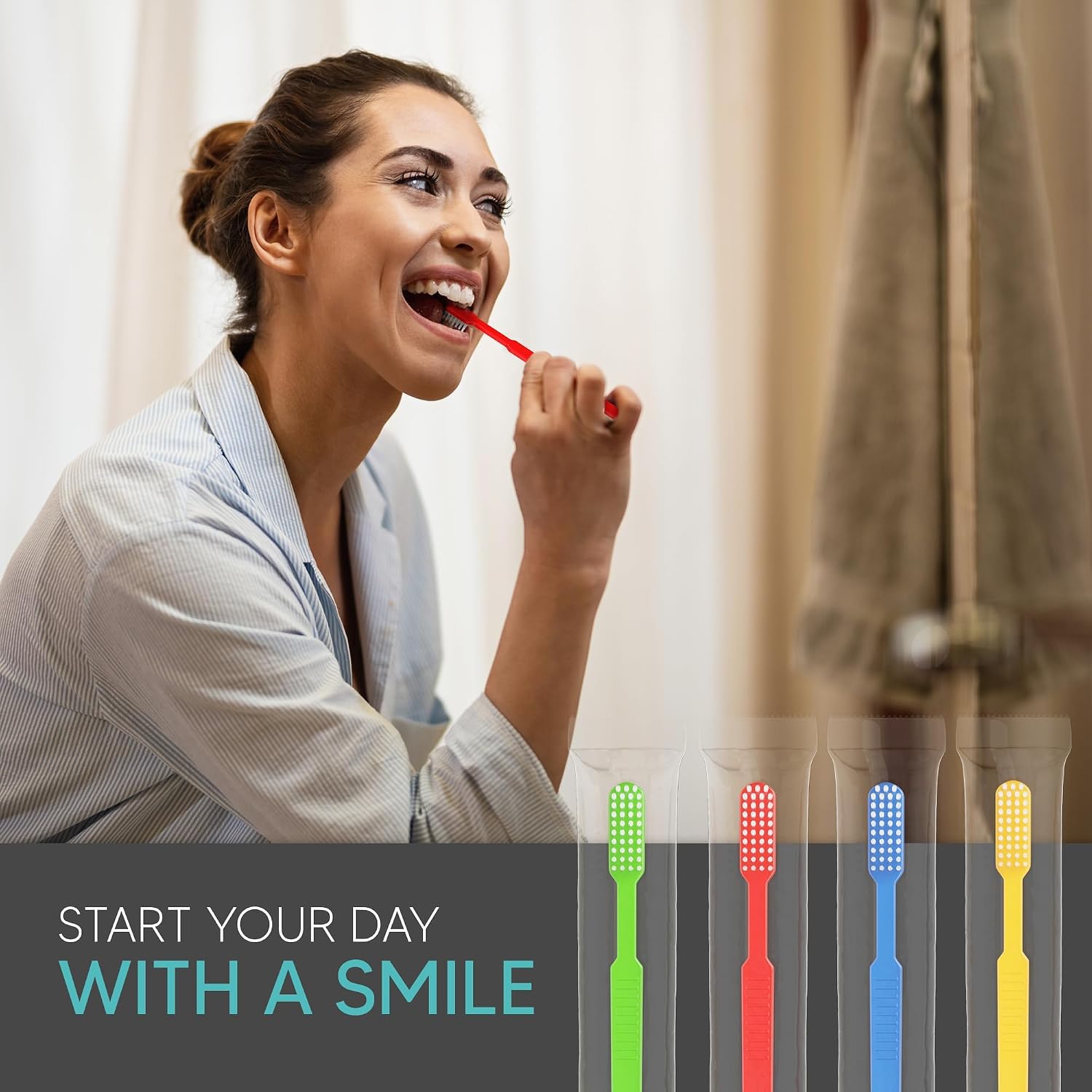 Thumbnail 6 de Pruvade Disposable Toothbrushes 144 Pack