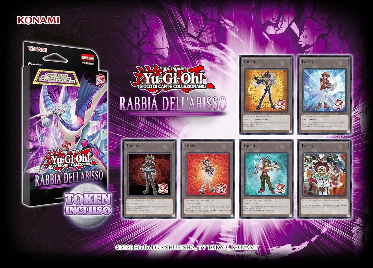 YU-GI-OH! Rabbia dell’Abisso TCG 3 buste
