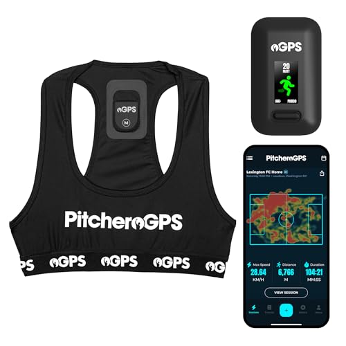 Detalle de PitcheroGPS Fußball Tracker mit GPS-Weste – 60 Tage kostenloses App-Abo