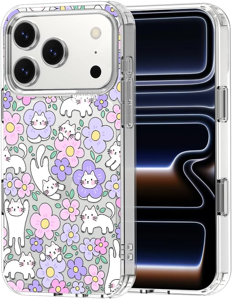 Detalle de MOSNOVO Clear iPhone 17 Pro Case with Shockproof Protection and Camera Control