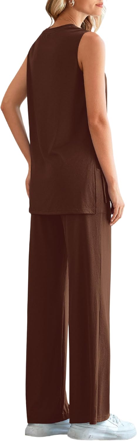 Thumbnail 5 de PRETTYGARDEN 2-Piece Lounge Set Casual Tank & Pants