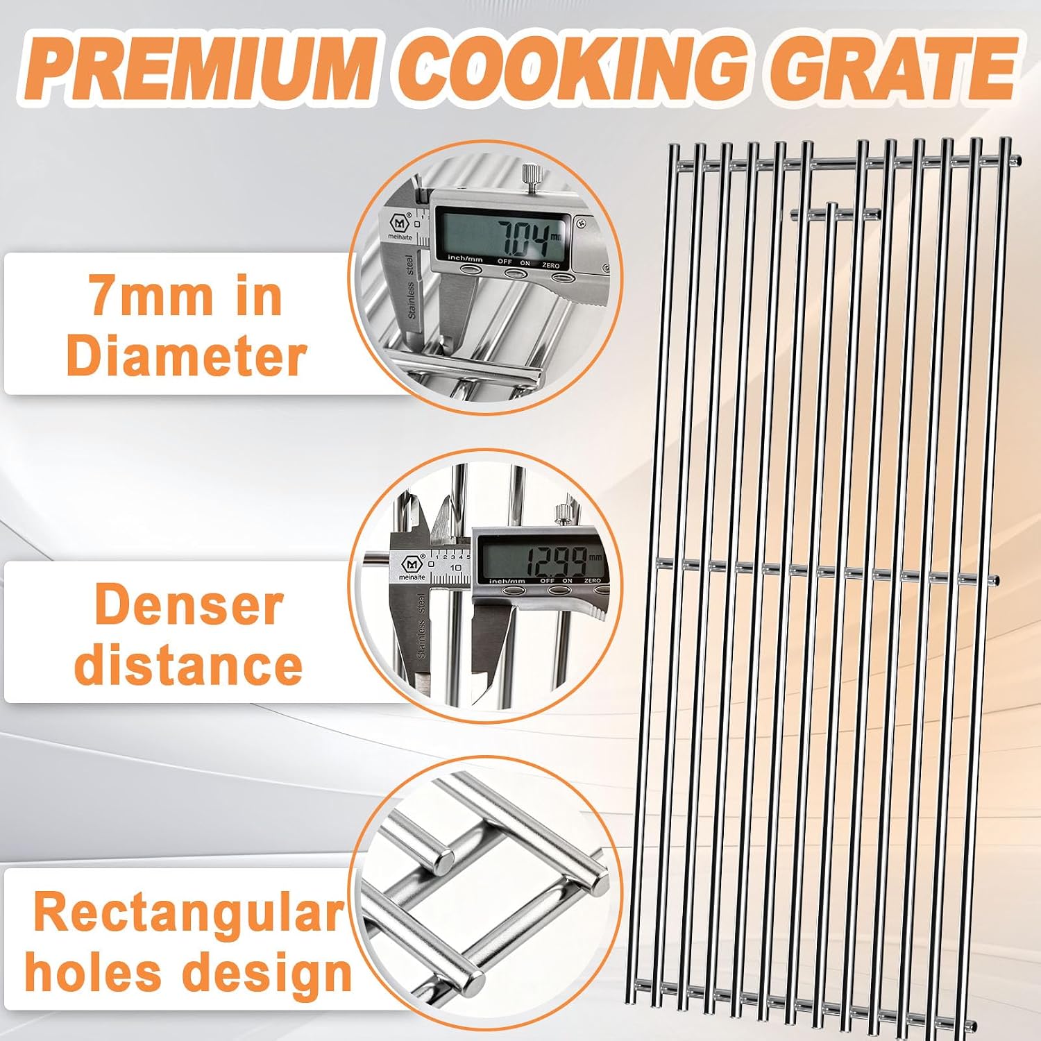 Detalle 2 de KitchenAid-Compatible Grill Grates, 18 13/16-inch