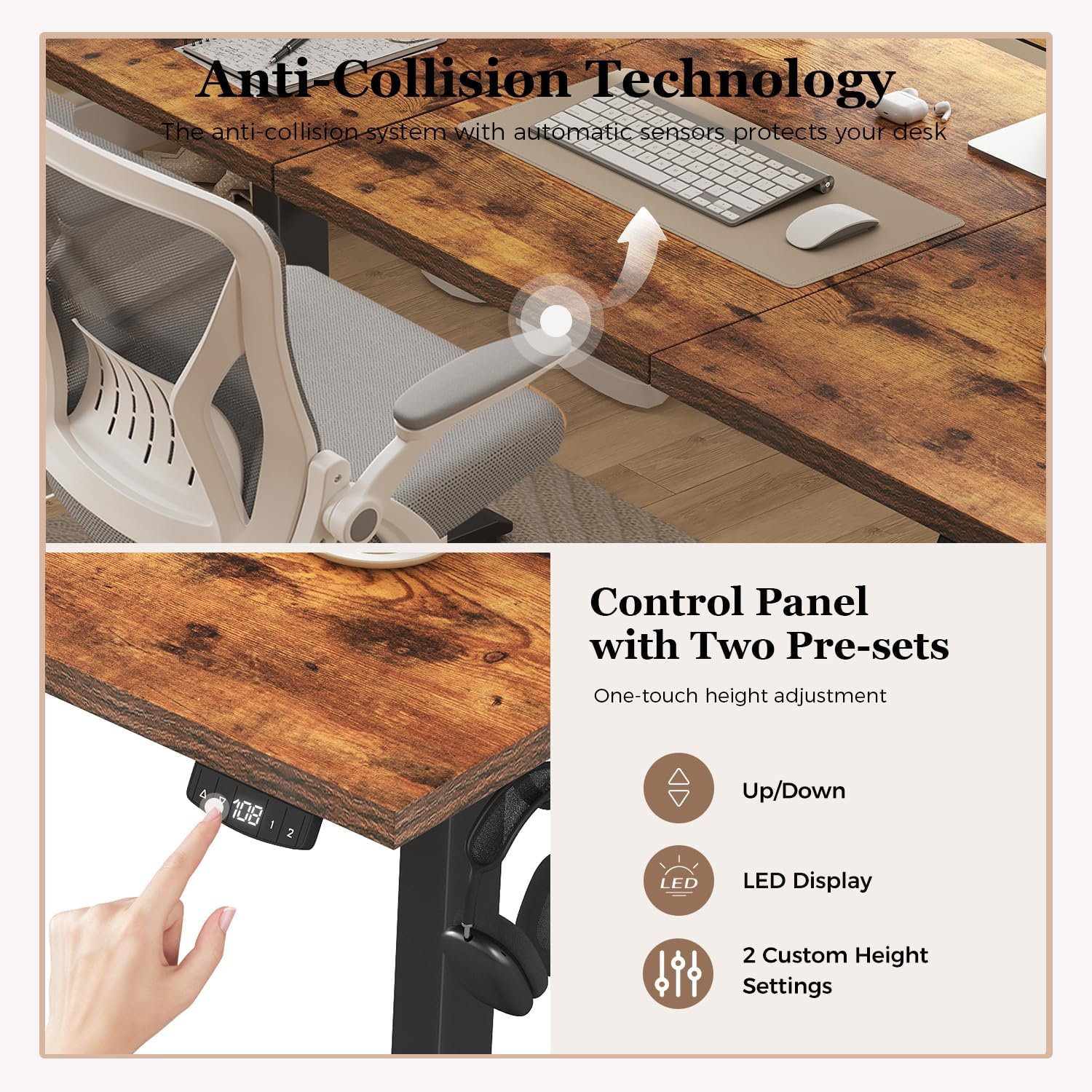 Thumbnail 4 de Klicelor Height-Adjustable Desk: A Practical Sit-Stand Workstation for Everyday Use