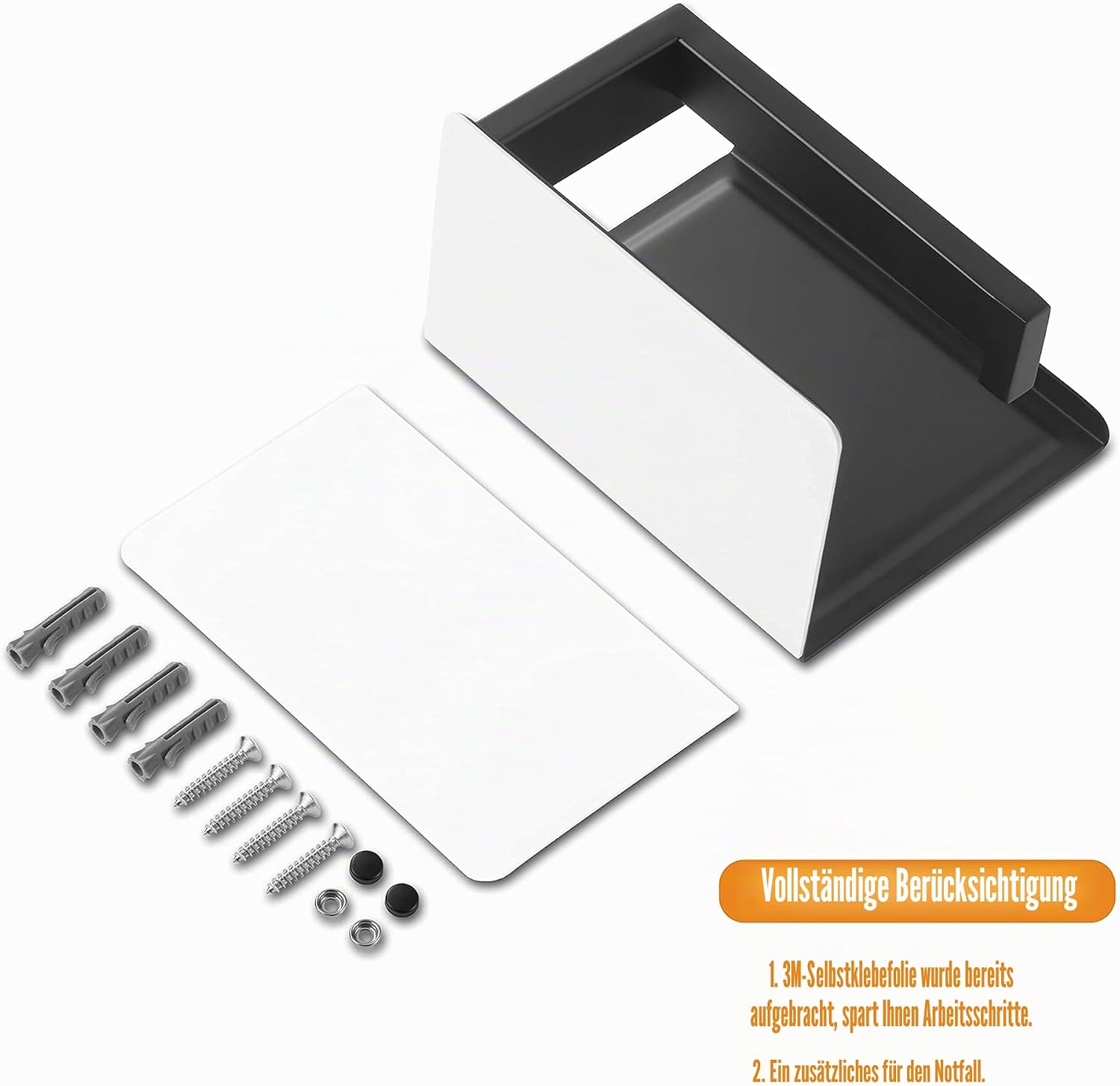 Thumbnail 6 de HITSLAM Toilettenpapierhalter mit Ablage – selbstklebend