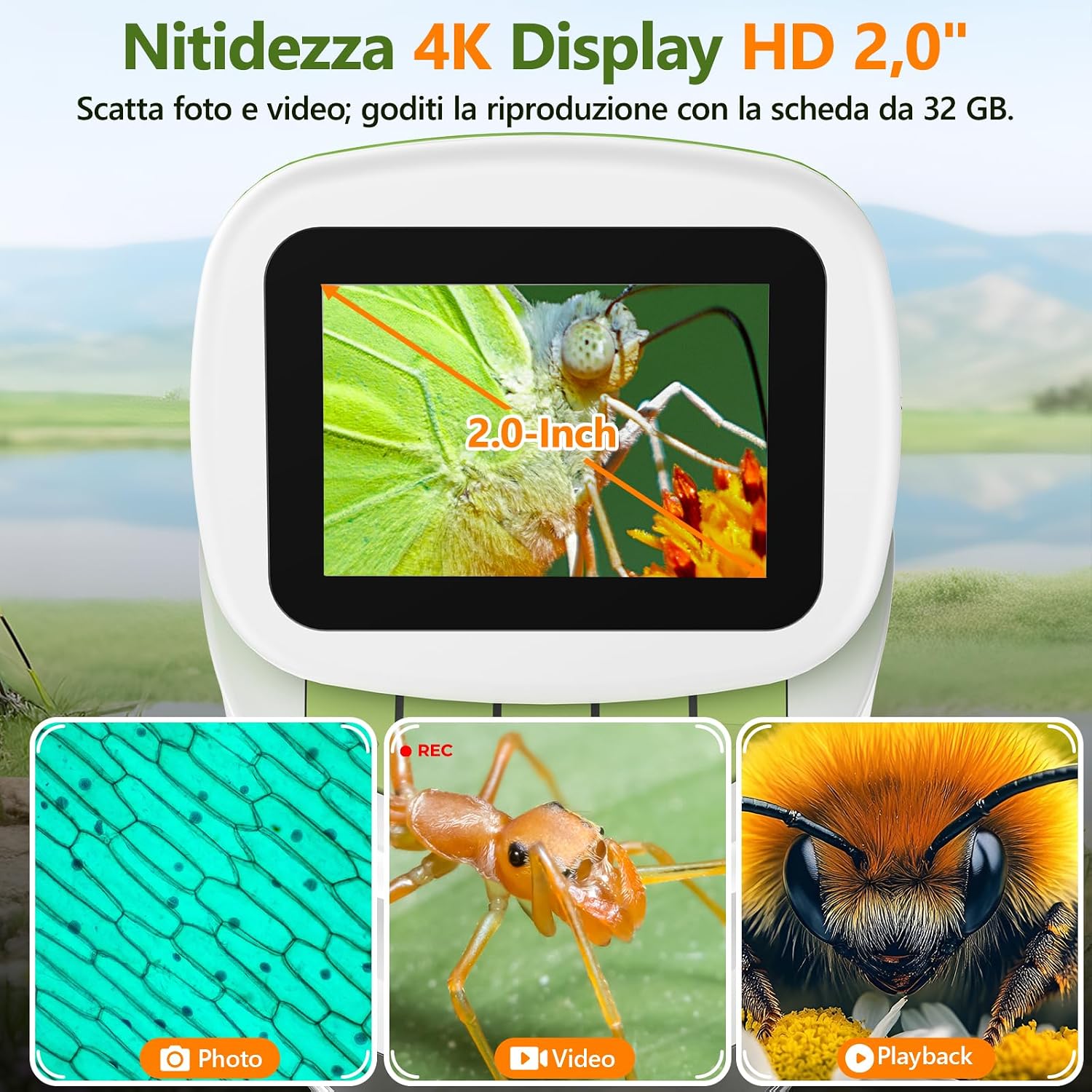 Thumbnail 4 de Microscopio digitale 1000X per bambini