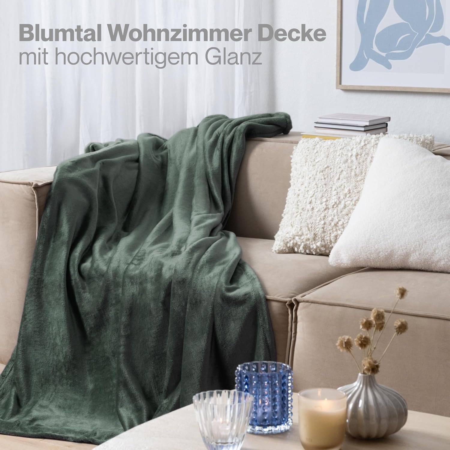 Thumbnail 5 de Blumtal Kuscheldecke flauschig 150x200 cm
