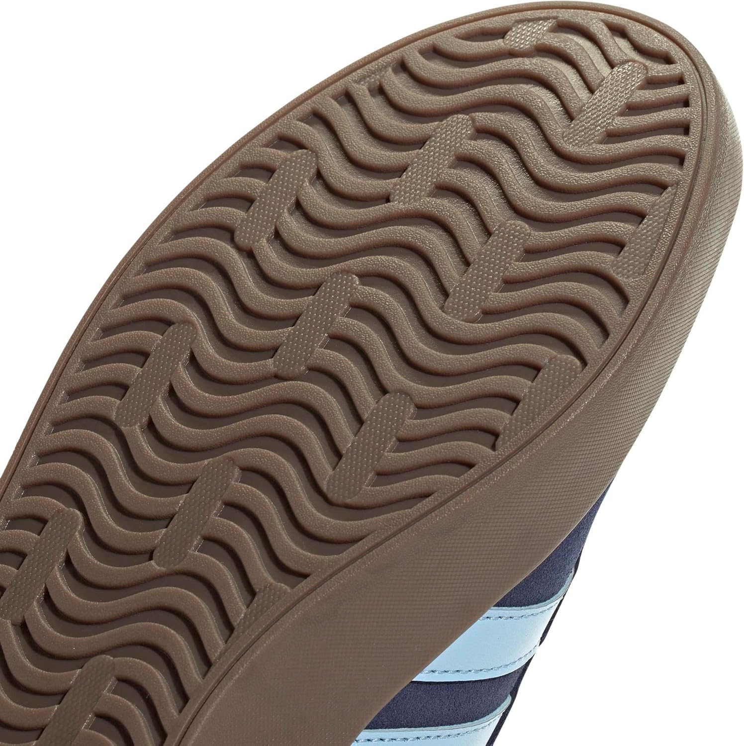 Thumbnail 4 de adidas Hombre VL Court 3.0 en piel con amortiguación y suela vulcanizada (Dark Blue/Clear Sky/Gold Met.)
