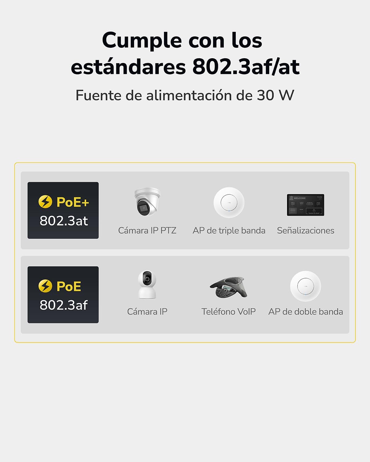 Thumbnail 4 de CUDY POE200 Inyector PoE 30 W