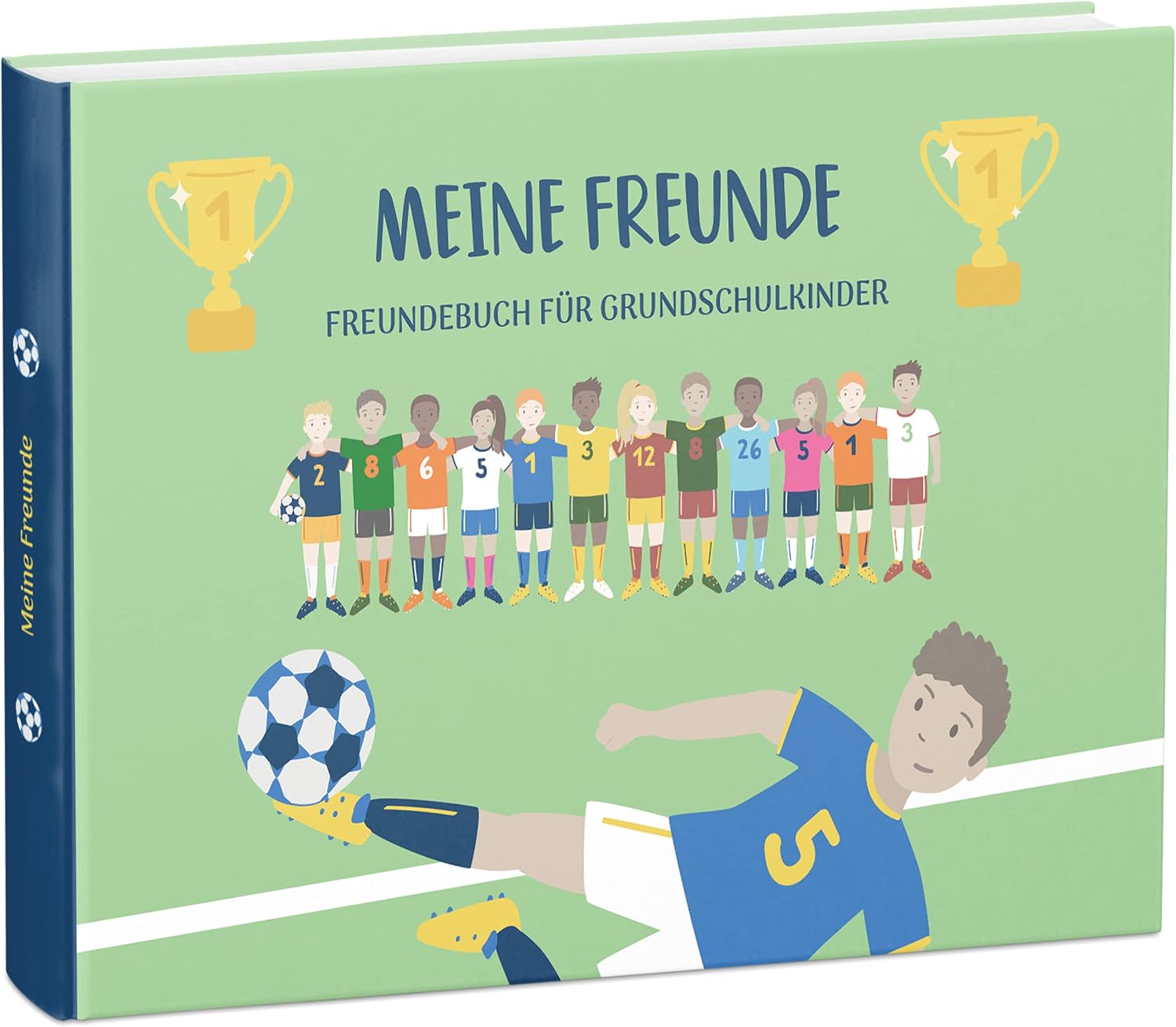 Detalle de mintkind® Meine Schulfreunde Freundebuch 21,5x15,5 cm