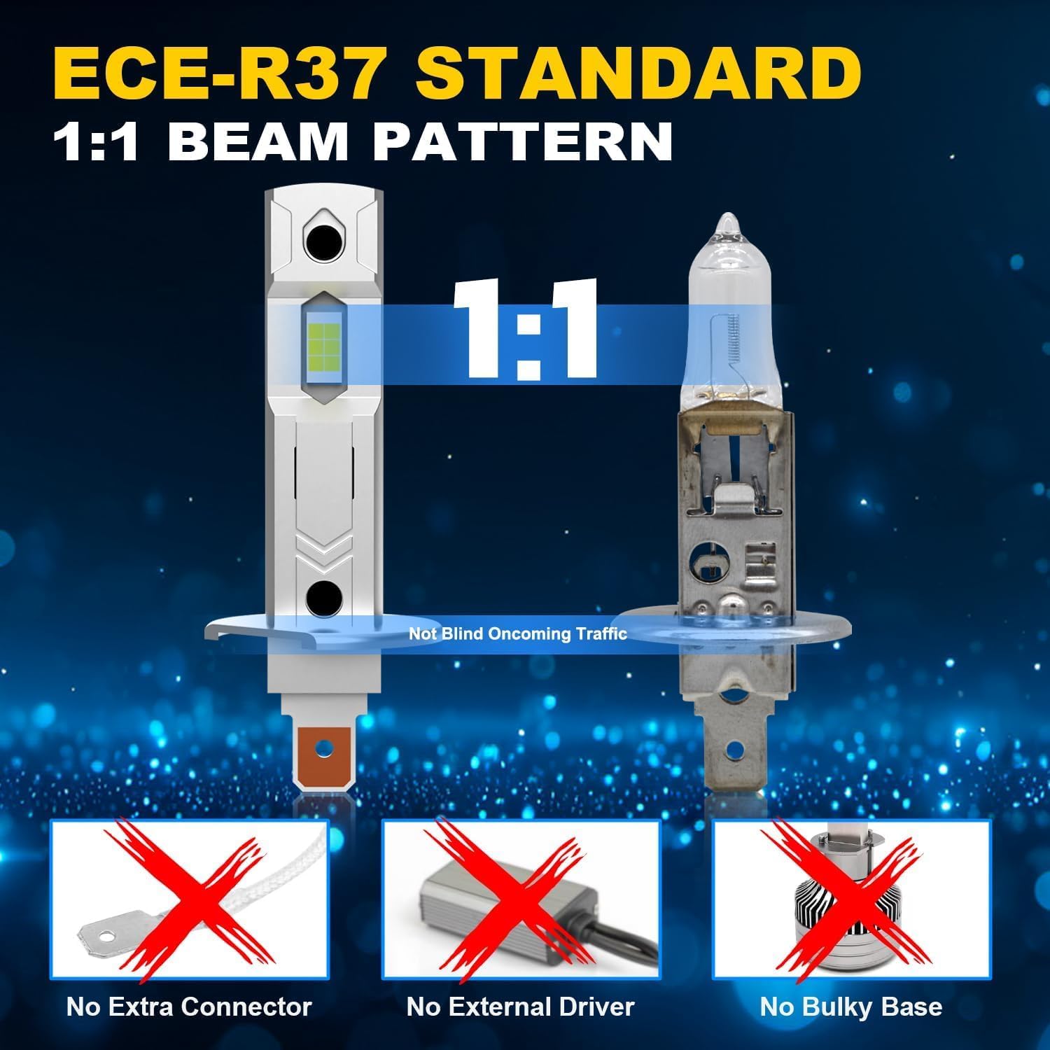 Thumbnail 2 de KIMLATAR H1 30000LM Cool White Fog Light