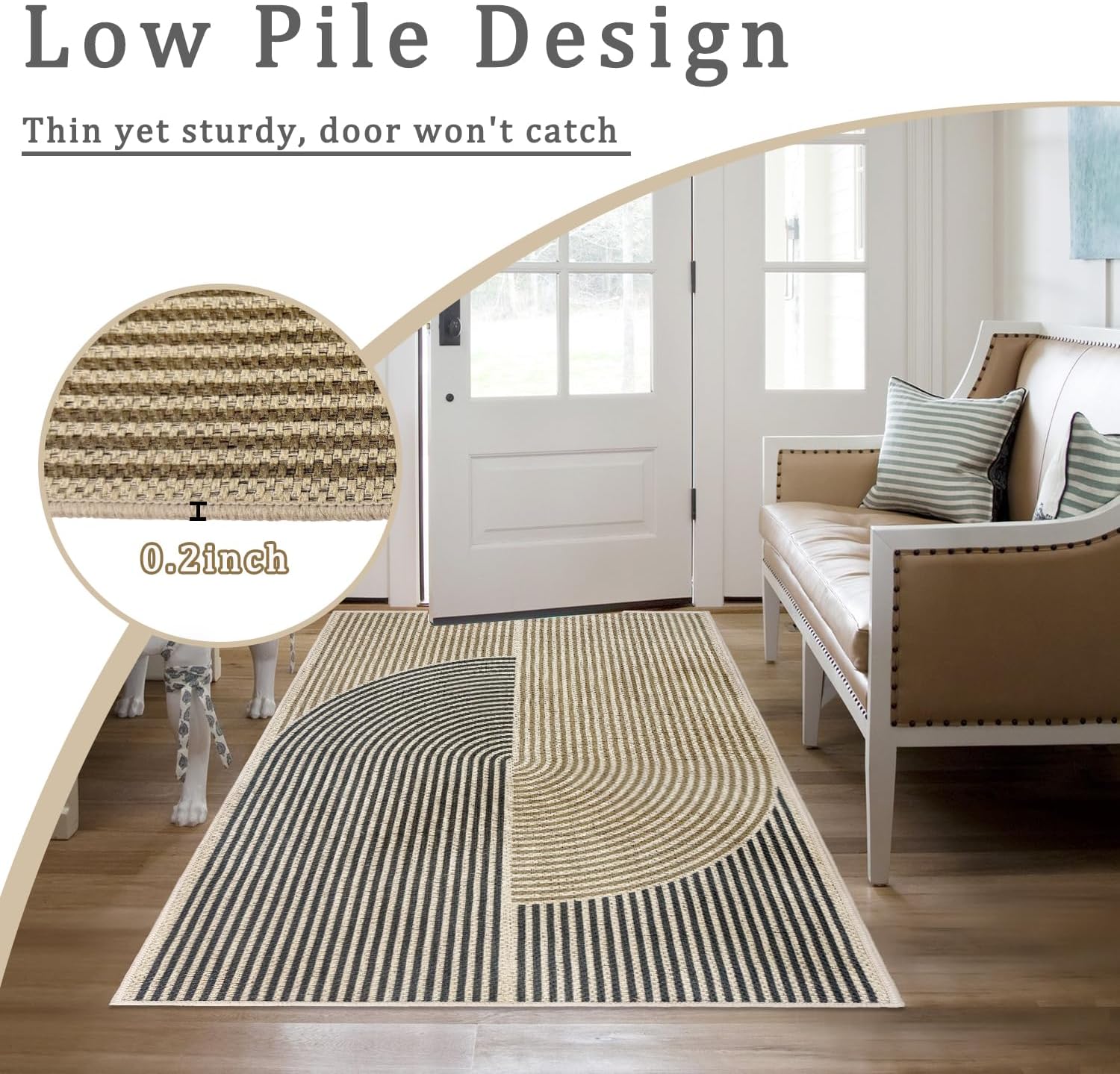 Thumbnail 3 de Caknowow Indoor Door Mat 32x48