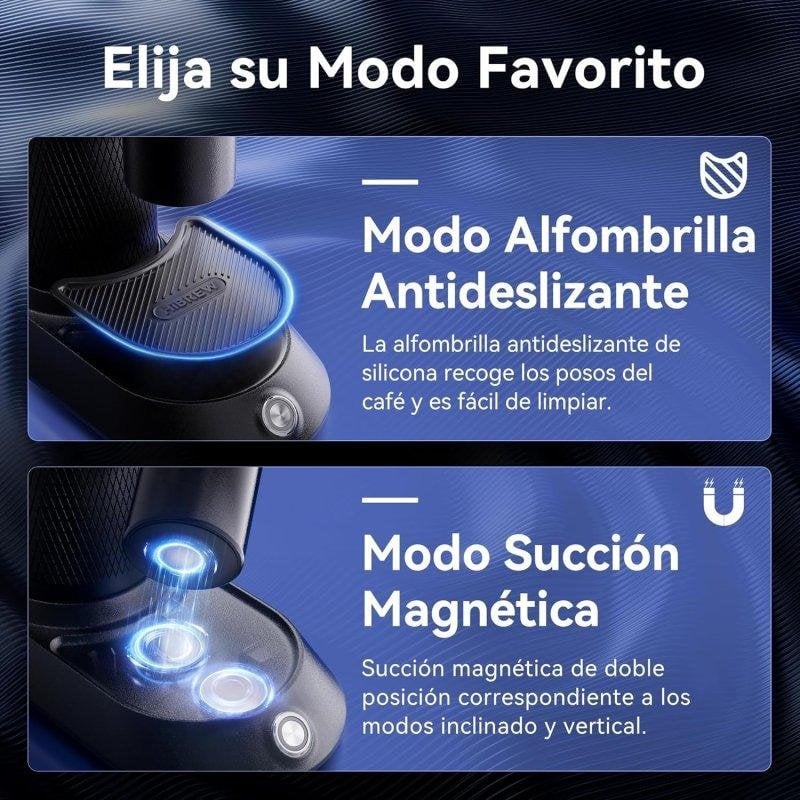 Detalle 2 de Molinillo de café eléctrico HiBREW G5 36 niveles 50g – Negro