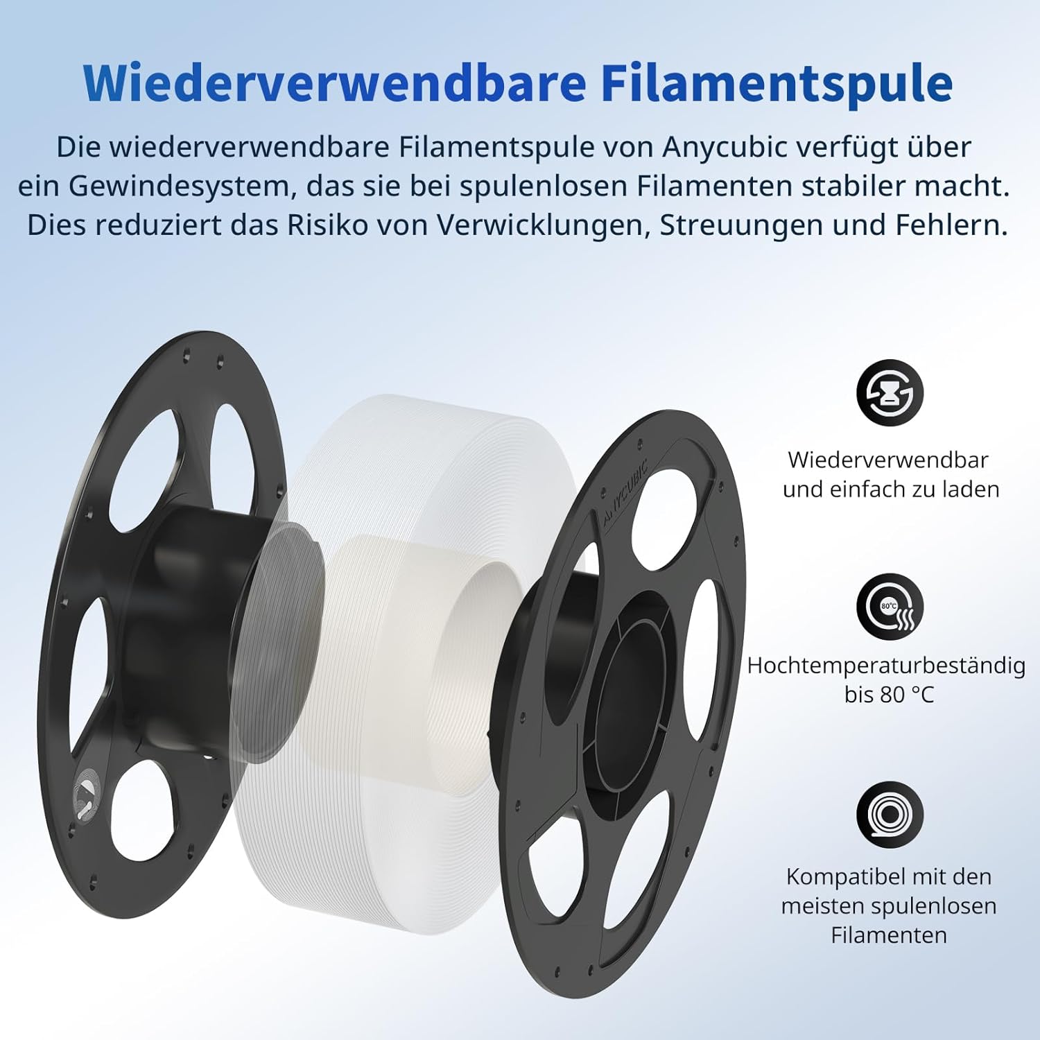 Thumbnail 5 de ANYCUBIC PLA Filament 1,75mm 1KG 🖨️