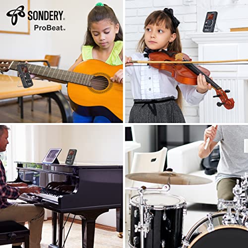 Thumbnail 6 de Sondery ProBeat Digital Metronome: Rechargeable Vocal Counting for Piano, Guitar, Drum