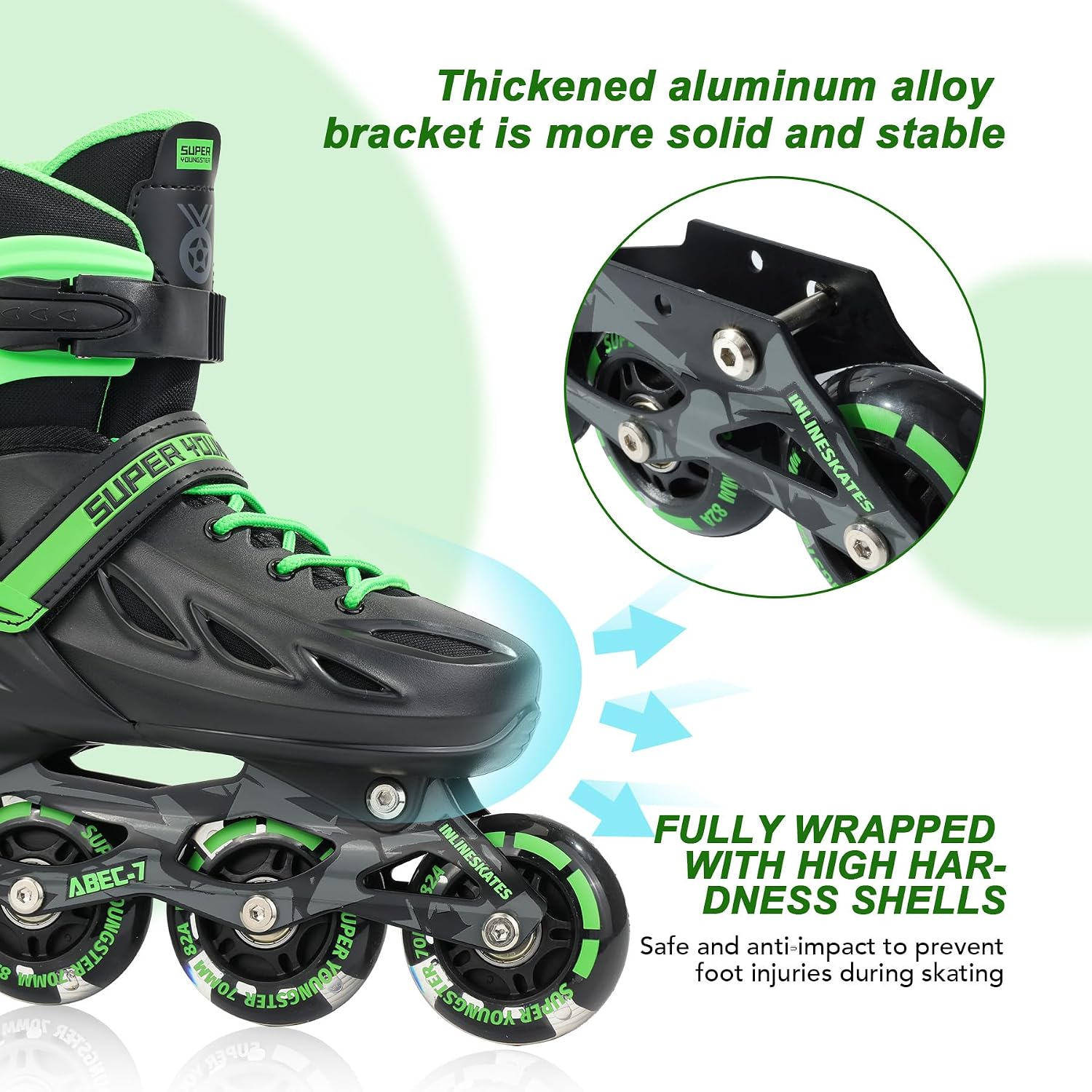 Thumbnail 5 de SUPER YOUNGSTER Adjustable Inline Skates 4-12