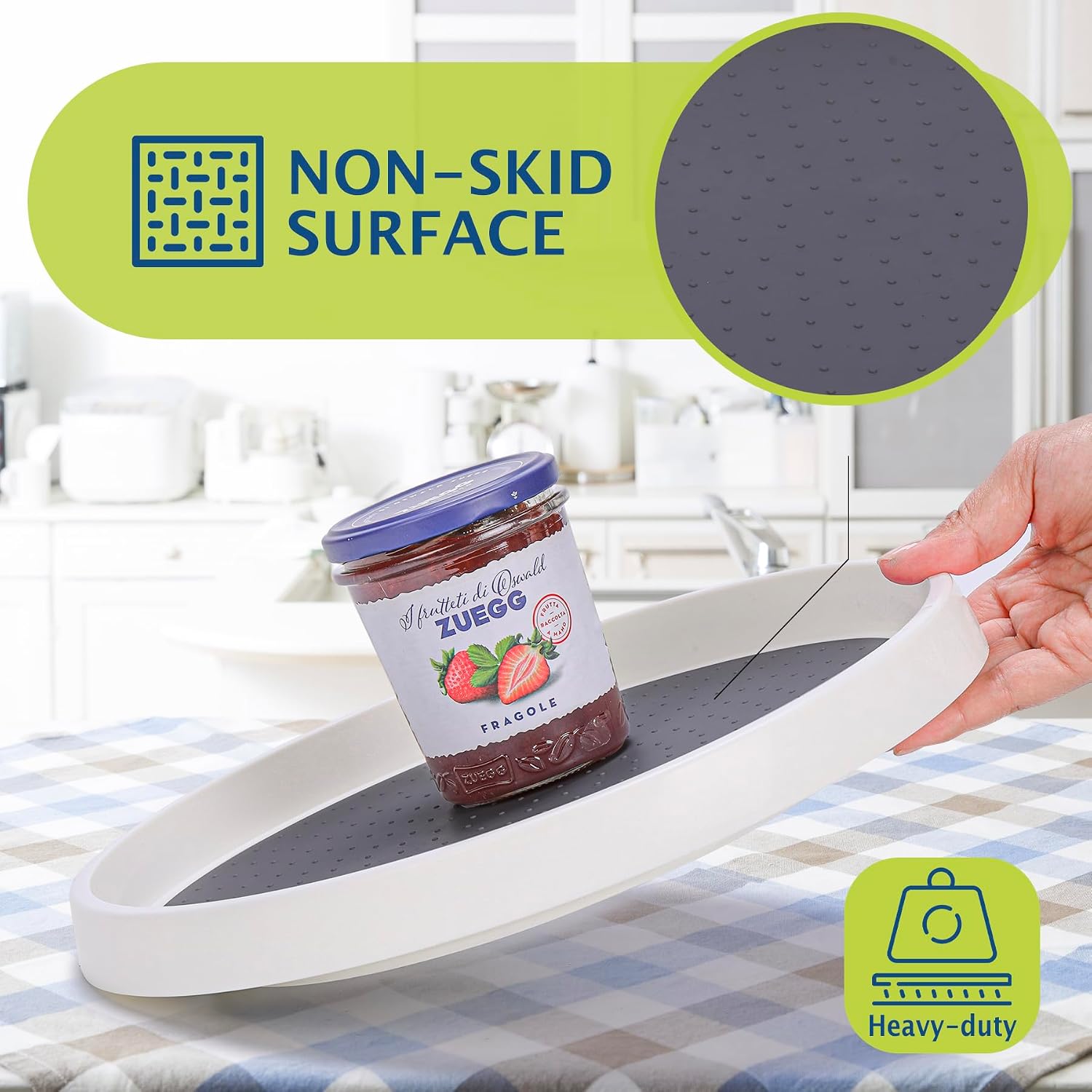 Detalle de Lazy Susan Turntable 10 in Organizer Set