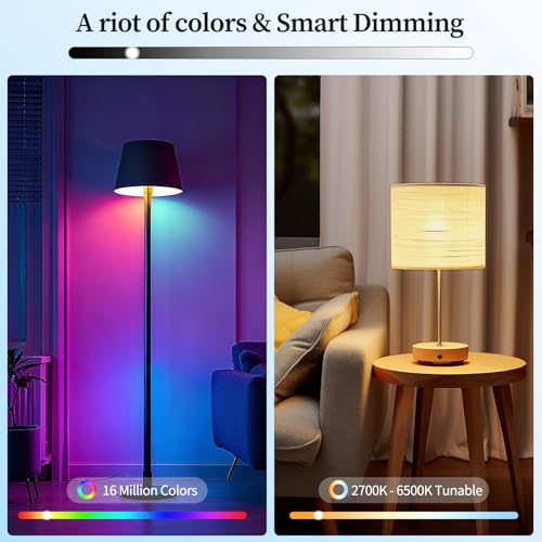 Thumbnail 3 de Oumida Bombilla LED Inteligente Wi-Fi RGB Multicolor E27 (2 uds) 9W, 806 lm