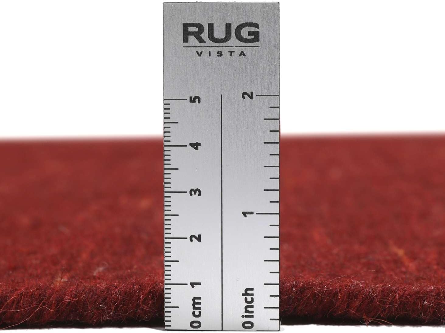 Thumbnail 6 de RugVista Handloom flat Kilim Rug, 200 x 300 cm, Dark Red, Wool and Cotton