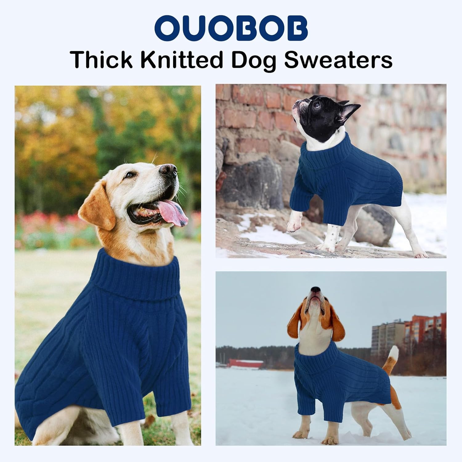 Thumbnail 6 de OUOBOB Large Breed Dog Jumpers XXXL