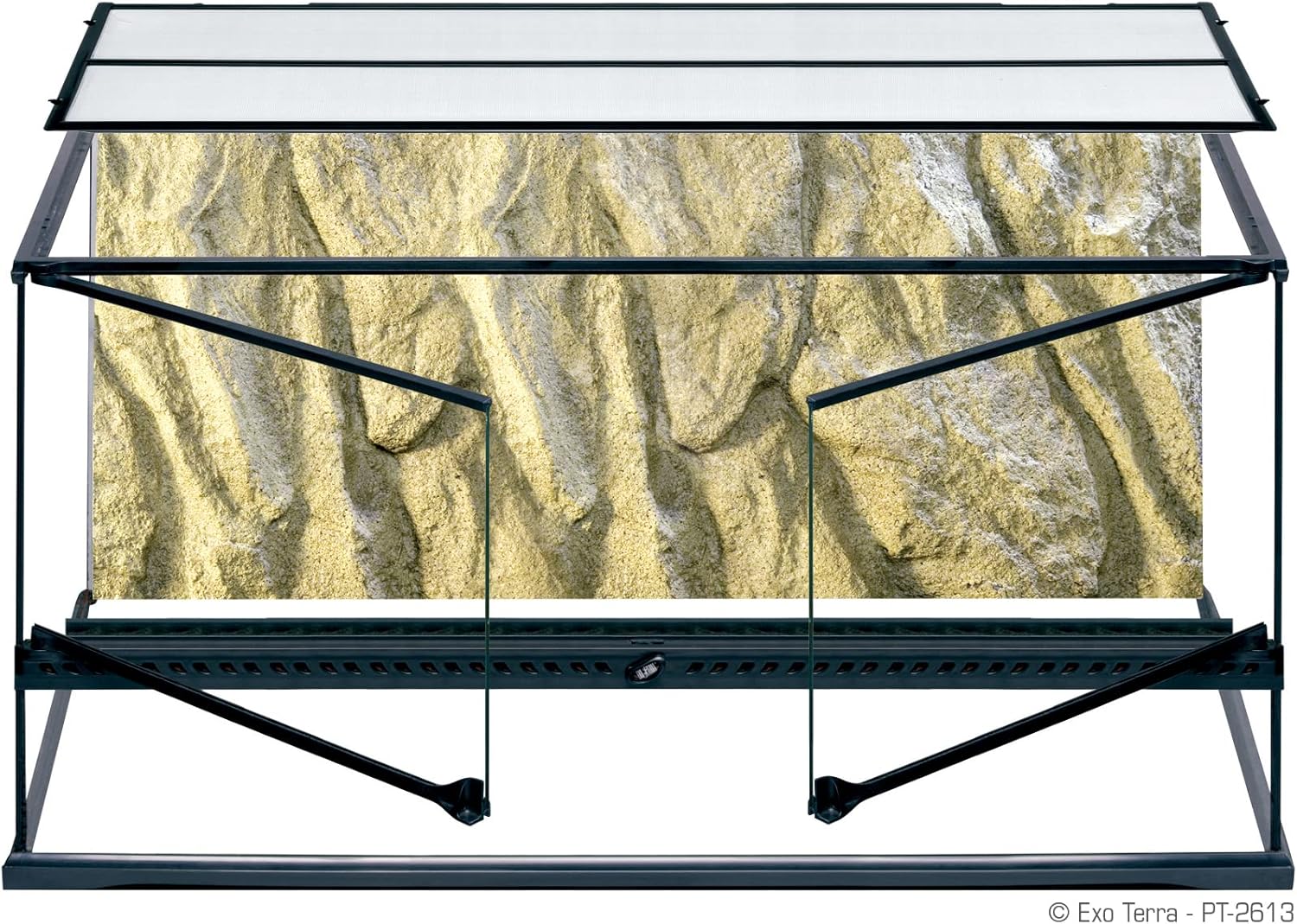 Detalle 2 de Exoterra Terrarium en Verre pour Reptiles et Amphibiens 20 x 20 x 30 cm