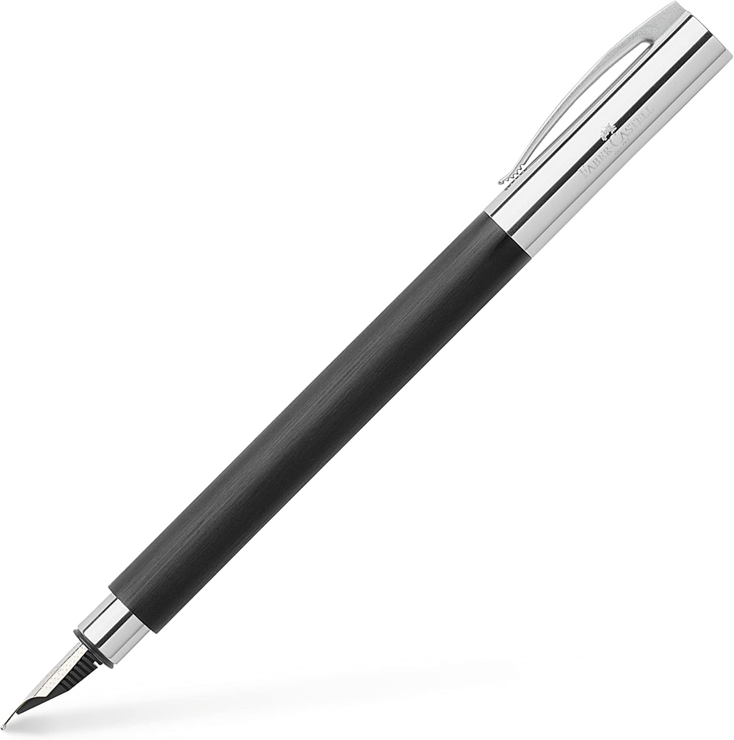 Faber-Castell Ambition – pióro wieczne z czarnej żywicy, stalówka M