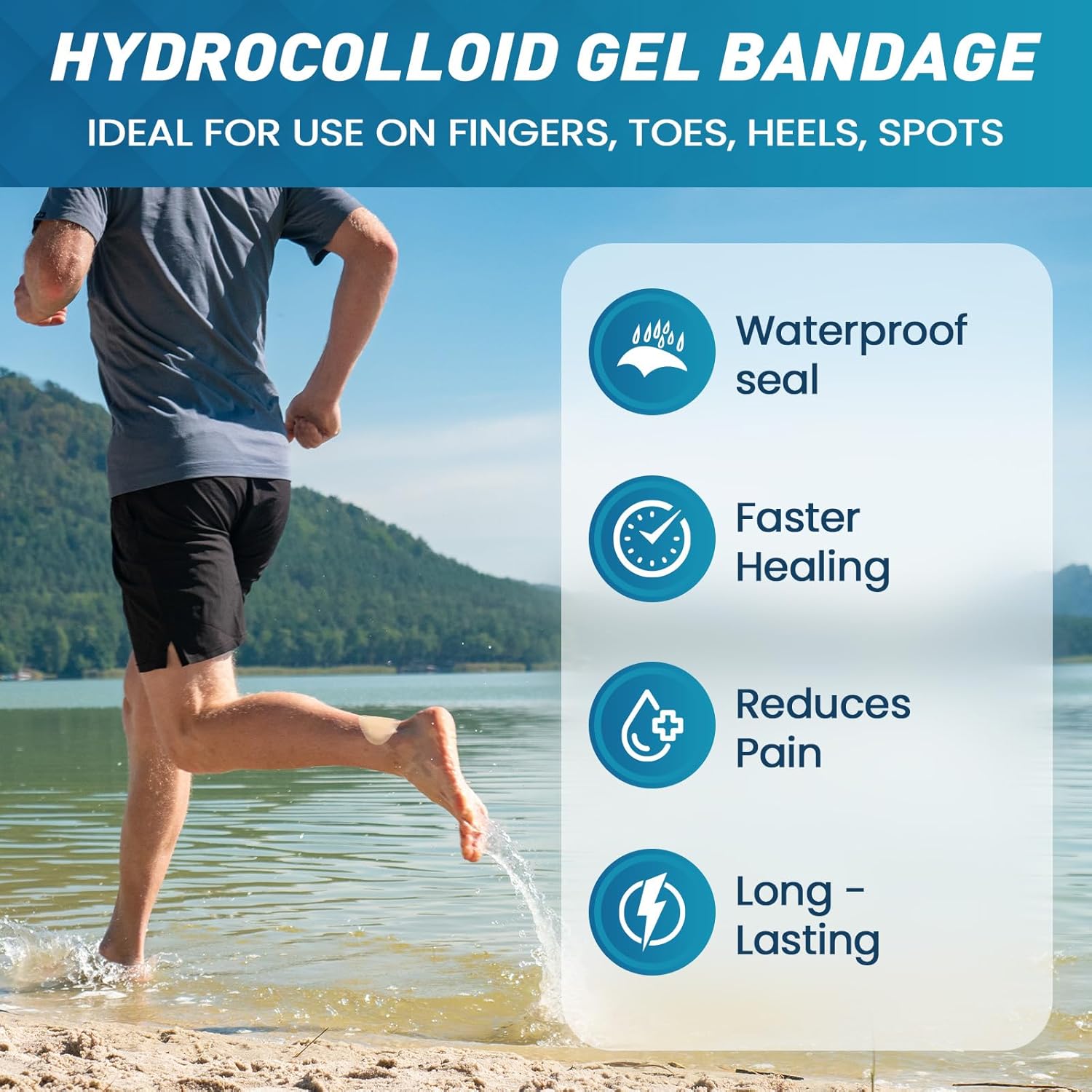 Thumbnail 1 de Kimihome Hydrocolloid Blister Bandages 30ct