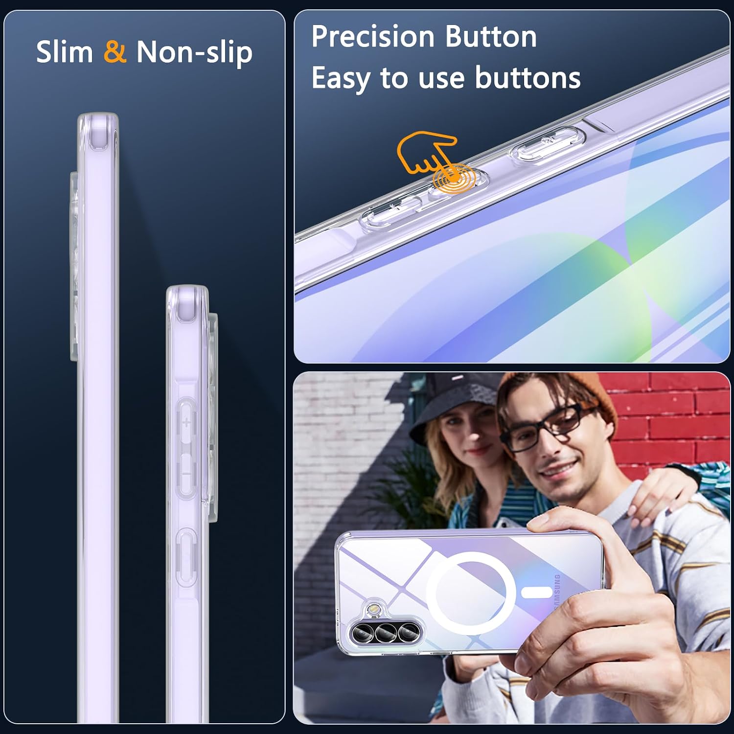 Thumbnail 5 de Magnetic Clear Case for Samsung A36 5G
