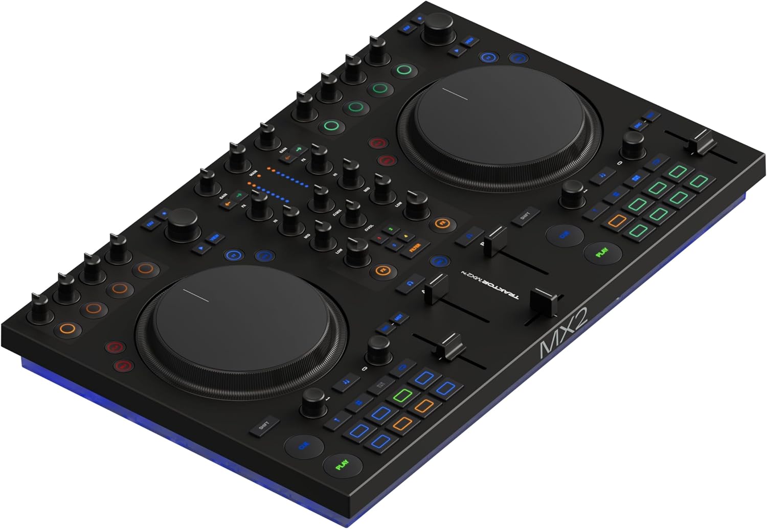 Detalle de Native Instruments TRAKTORMX2 – 2-kanałowy kontroler DJ z 16 padami i USB-C