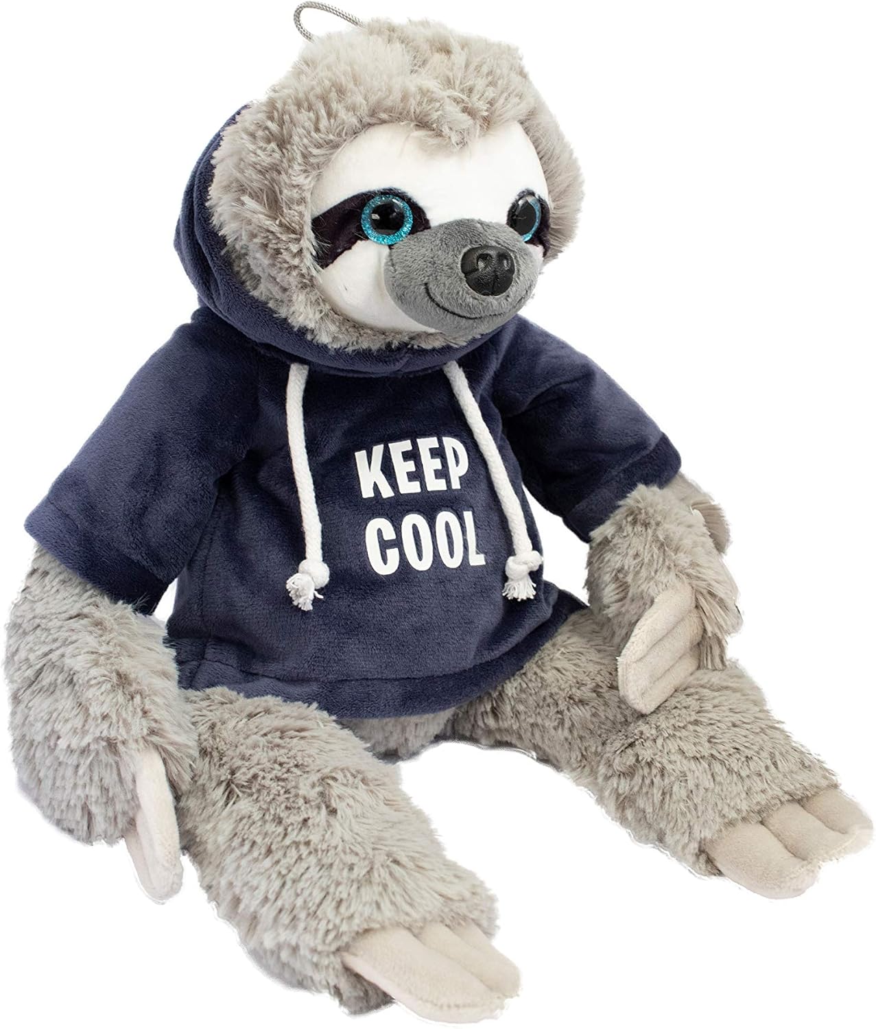 Detalle de Joy Toy Cooly, pluszowy leniwiec 45 cm z koszulką z poliestru