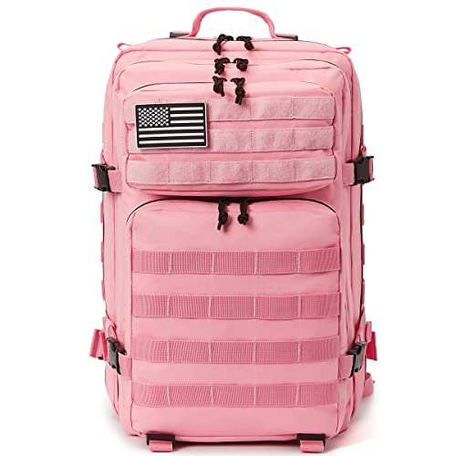Thumbnail 1 de QT&QY Mochila táctica militar 45L Molle (45L) para asalto, bug out y senderismo de 3 días