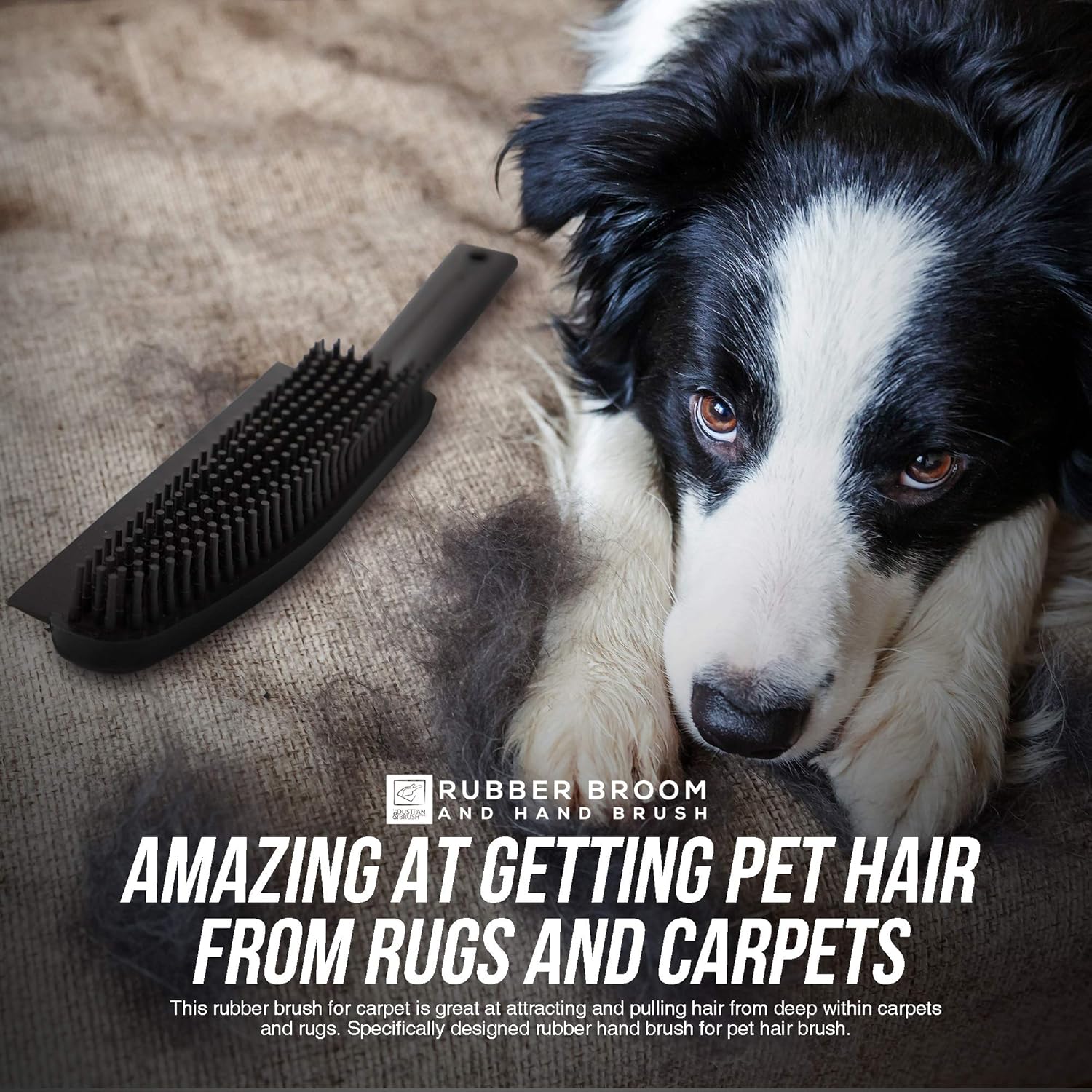 Thumbnail 3 de Rubber Broom Long Handle for Pet Hair