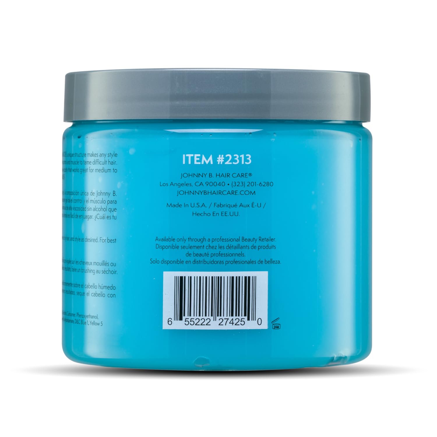 Thumbnail 1 de Johnny B. Mode Professional Hair Styling Gel (Alcohol-Free, No-FlaKe, Long Lasting) — Hold 6/10, Shine 8/10
