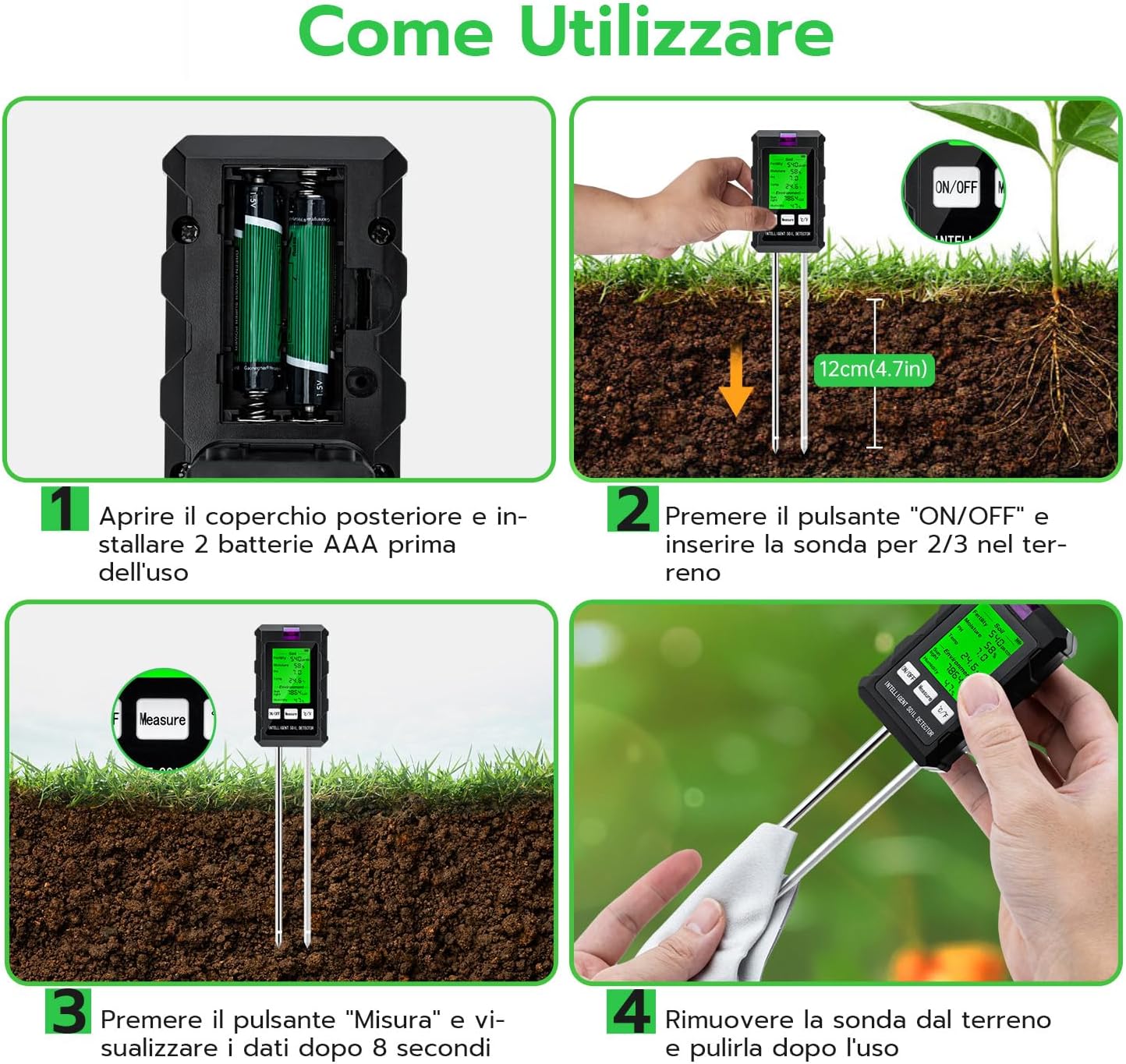 Thumbnail 5 de Wigearss 6 in 1 Tester terreno 🌱